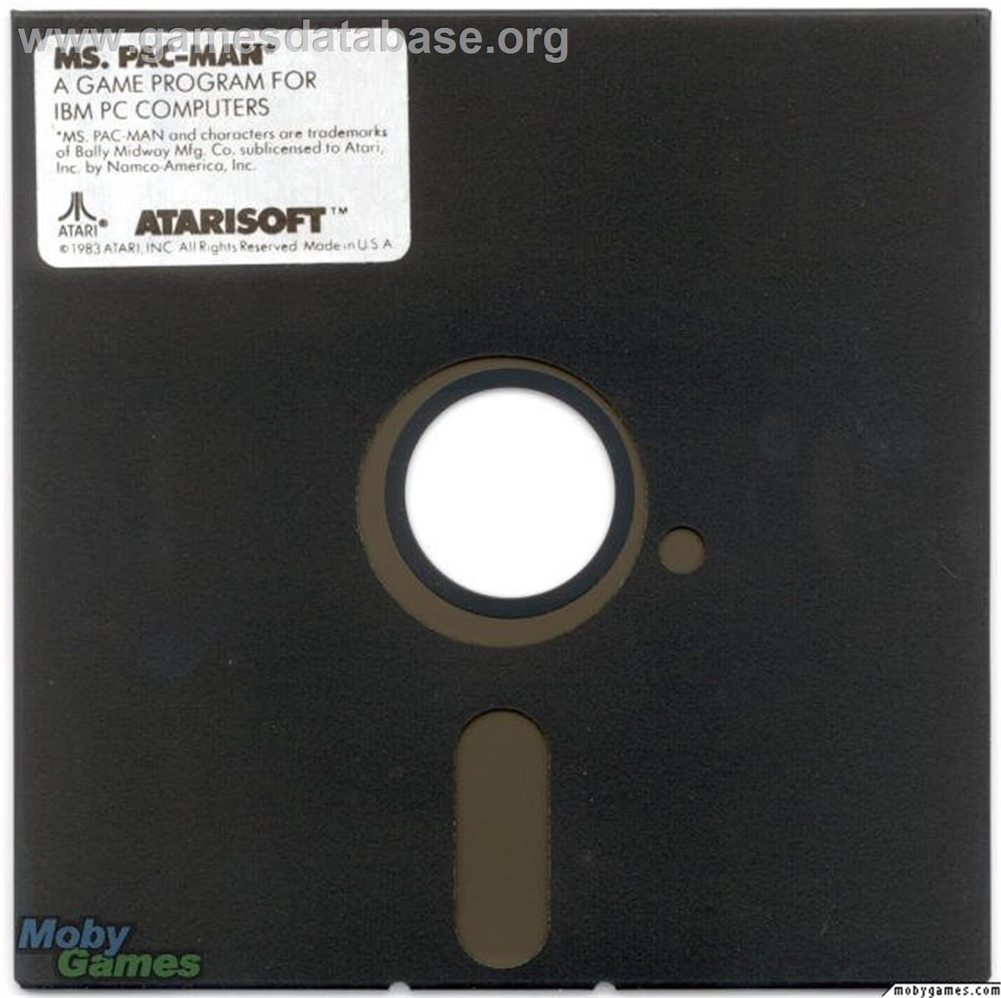 Ms. Pac-man - Microsoft DOS - Artwork - Disc