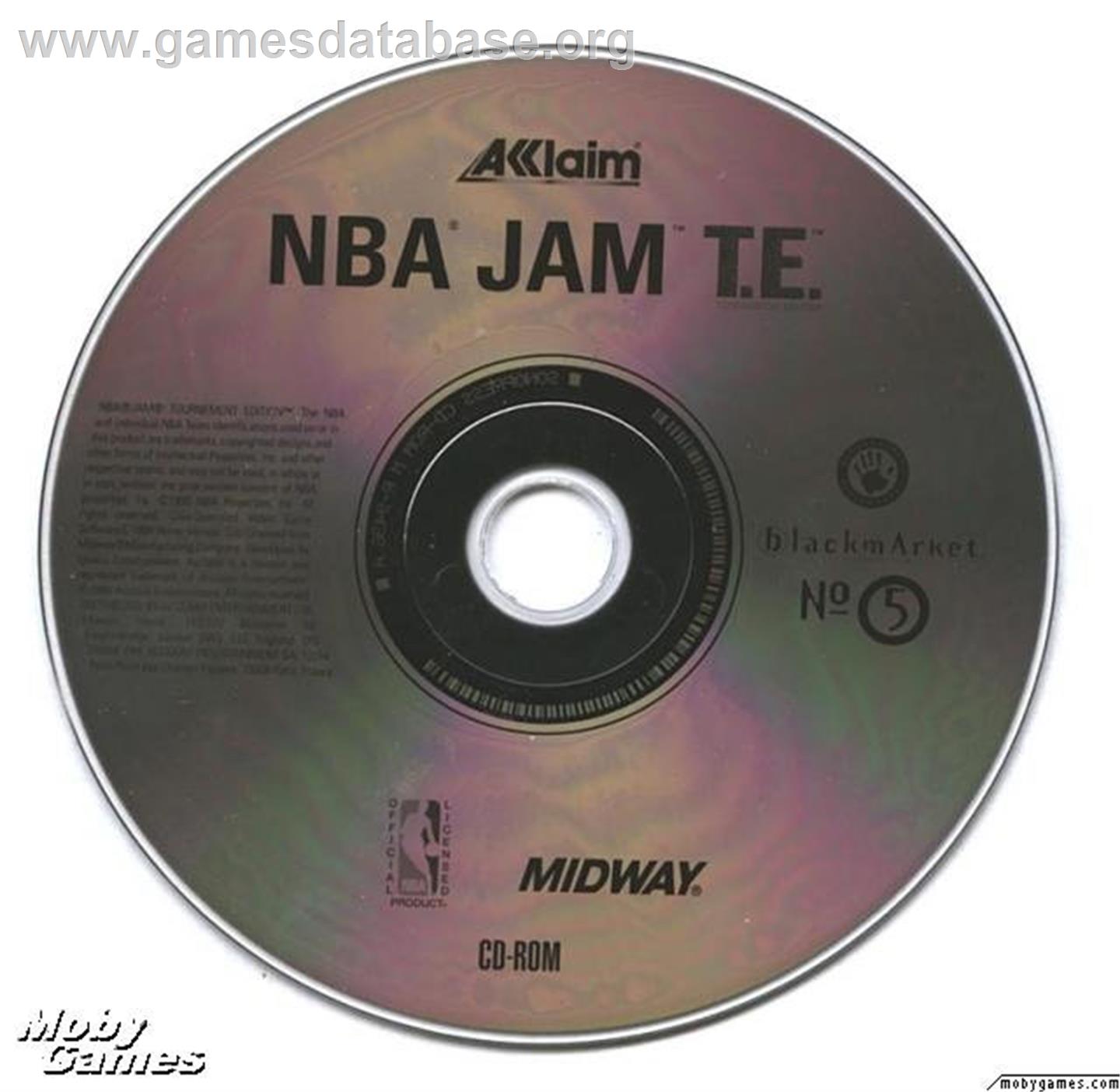 NBA Jam Tournament Edition - Microsoft DOS - Artwork - Disc