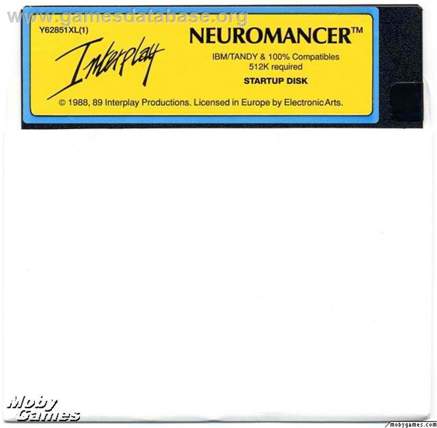 Neuromancer - Microsoft DOS - Artwork - Disc
