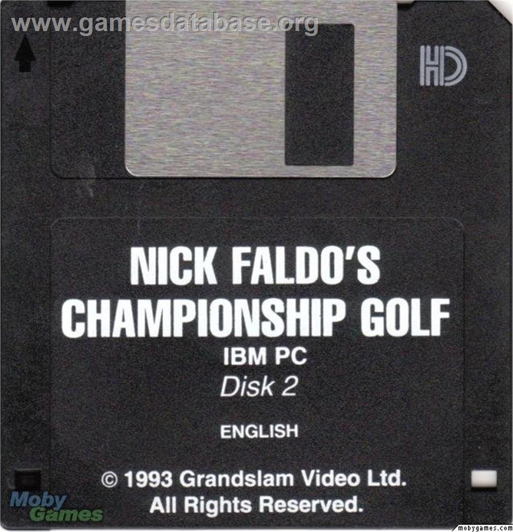 Nick Faldo's Championship Golf - Microsoft DOS - Artwork - Disc