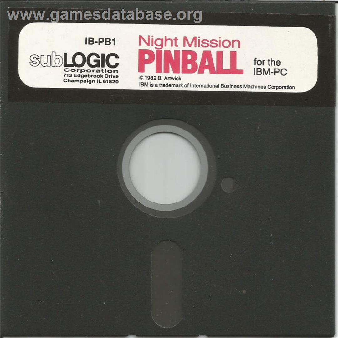 Night Mission Pinball - Microsoft DOS - Artwork - Disc
