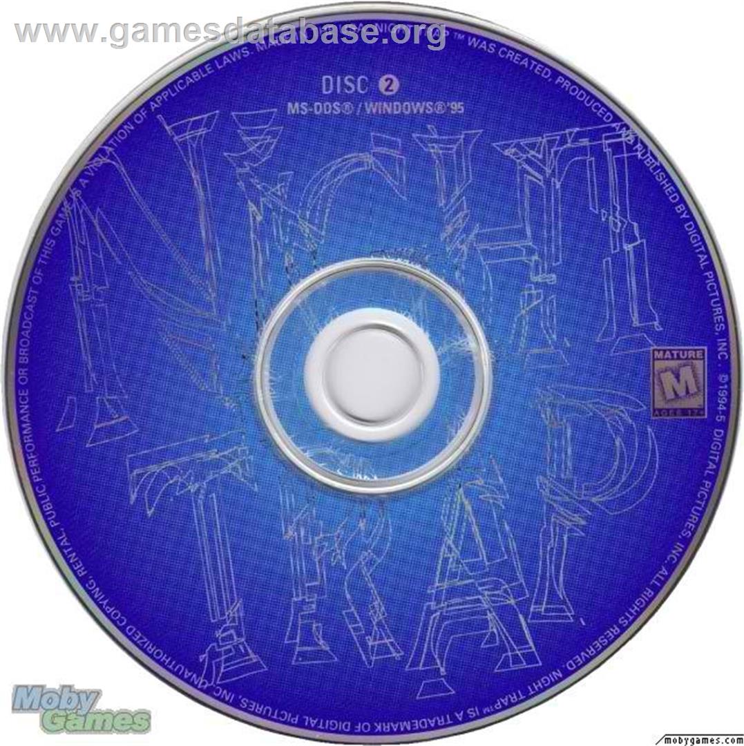 Night Trap - Microsoft DOS - Artwork - Disc