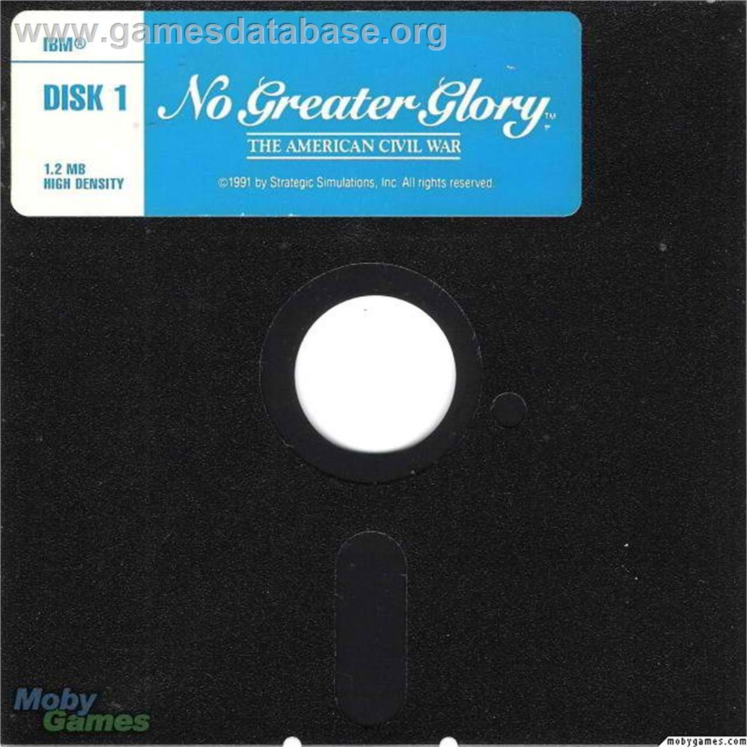 No Greater Glory - The American Civil War - Microsoft DOS - Artwork - Disc