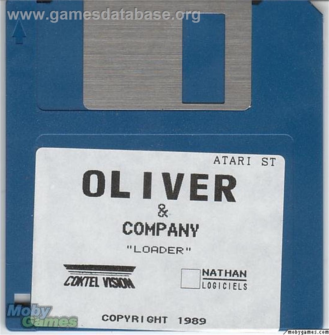 Oliver & Company - Microsoft DOS - Artwork - Disc