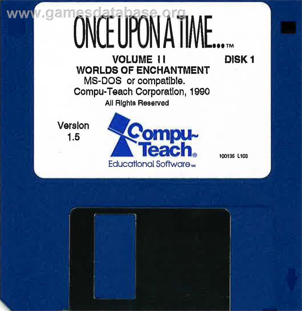 Once Upon a Time... Volume 2 - Worlds of Enchantment - Microsoft DOS - Artwork - Disc