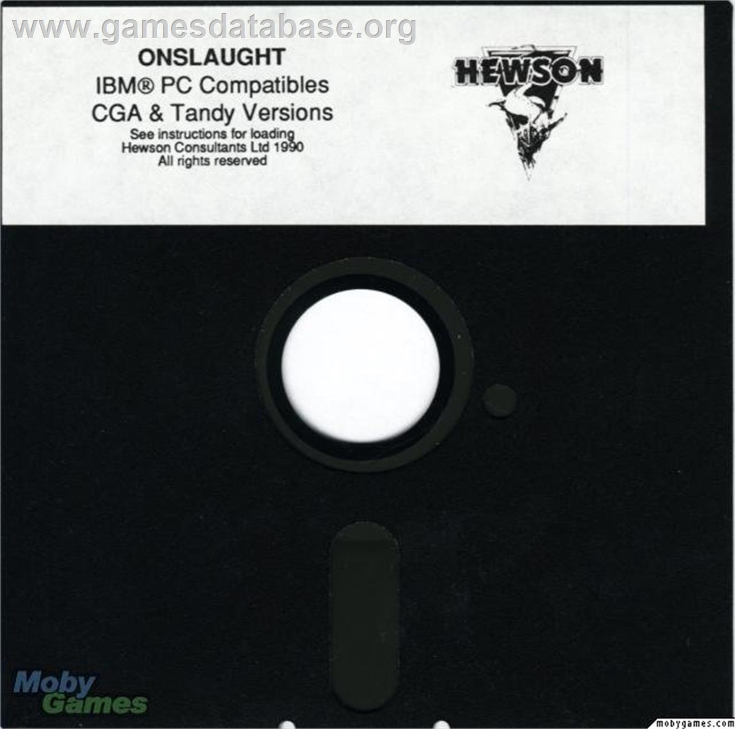 Onslaught - Microsoft DOS - Artwork - Disc