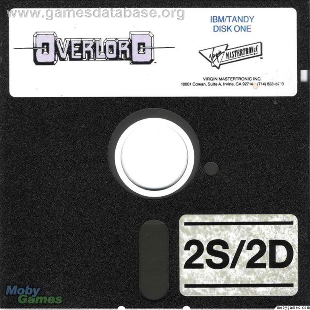 Overlord - Microsoft DOS - Artwork - Disc