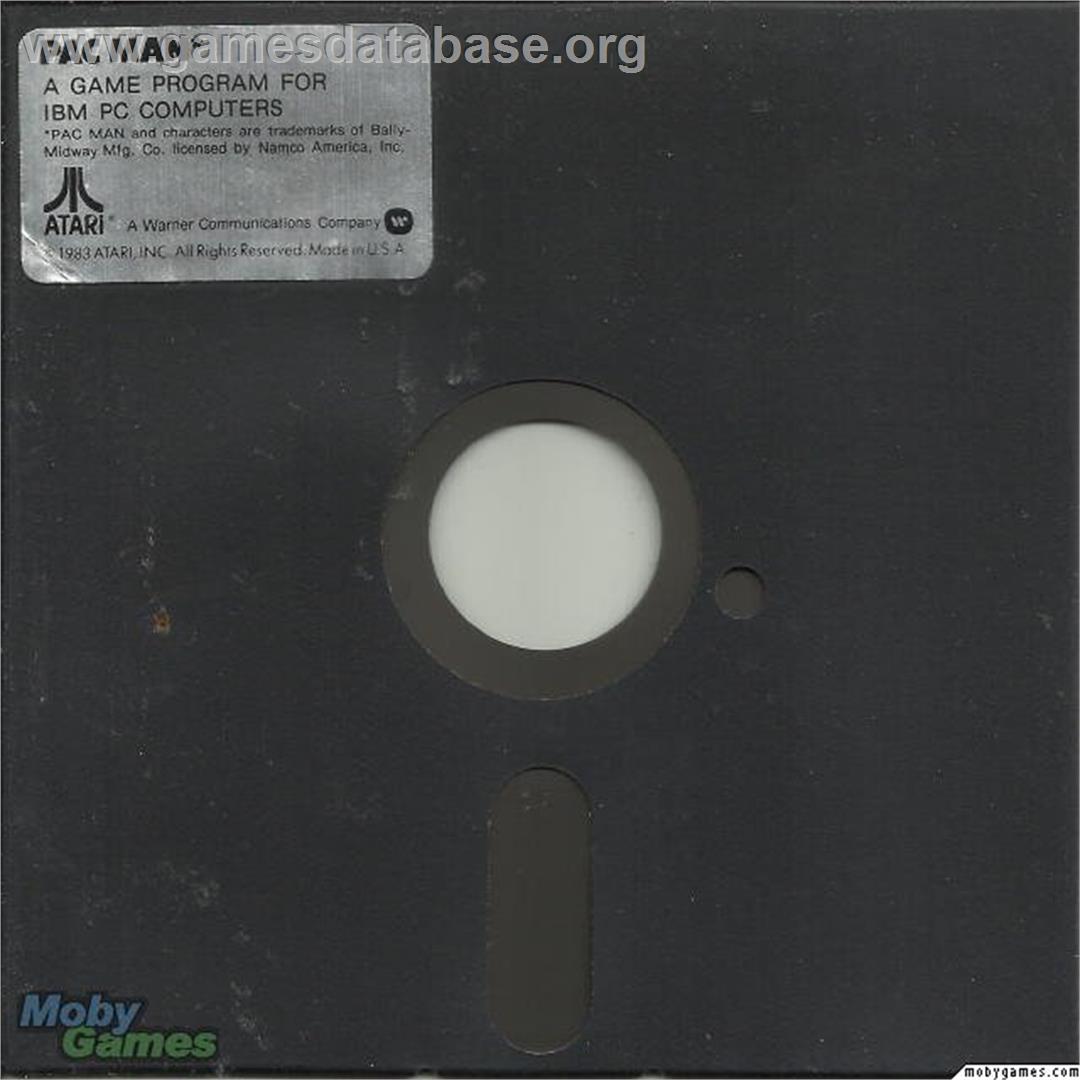 Pac-Man (1983) - Microsoft DOS - Artwork - Disc