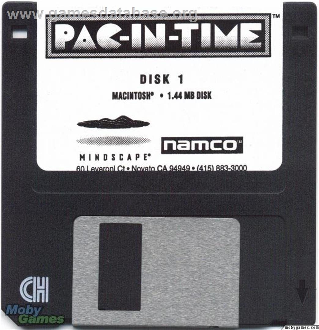 Pac-in-Time - Microsoft DOS - Artwork - Disc