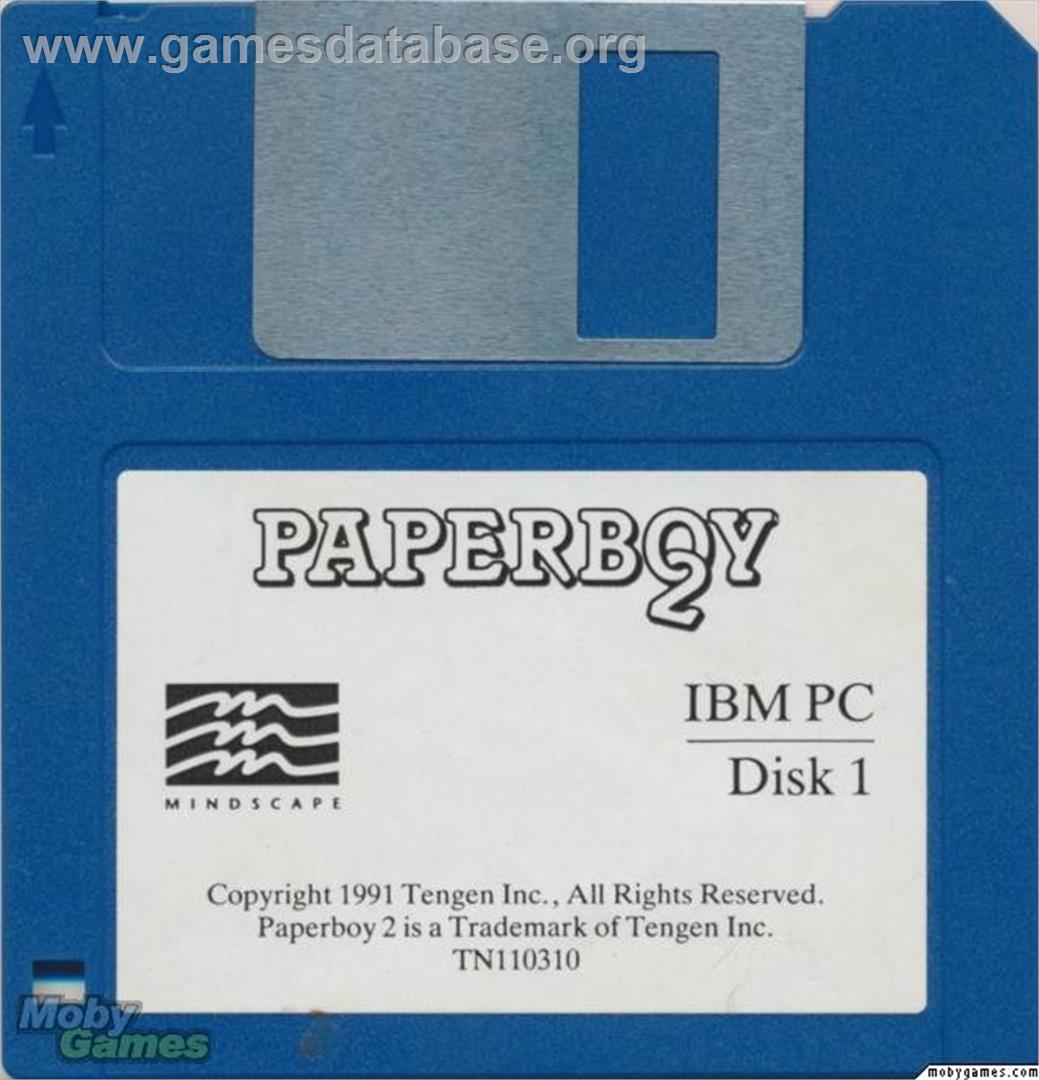 Paperboy 2 - Microsoft DOS - Artwork - Disc