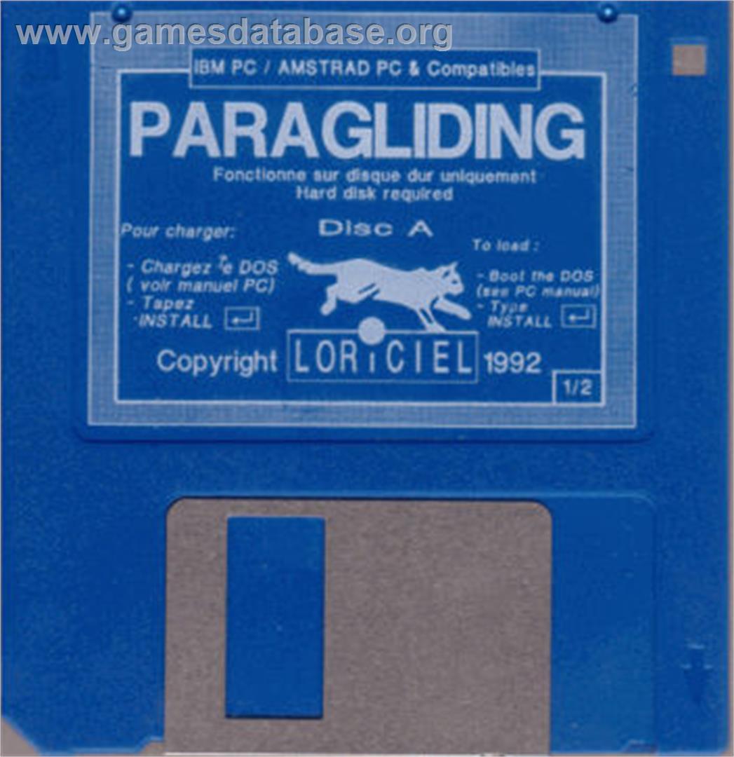 Paragliding - Microsoft DOS - Artwork - Disc