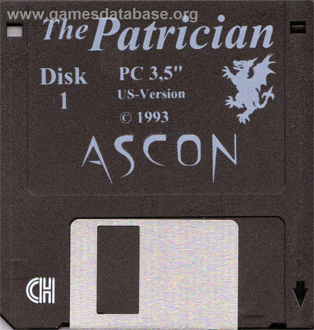 Patrician, The - Microsoft DOS - Artwork - Disc
