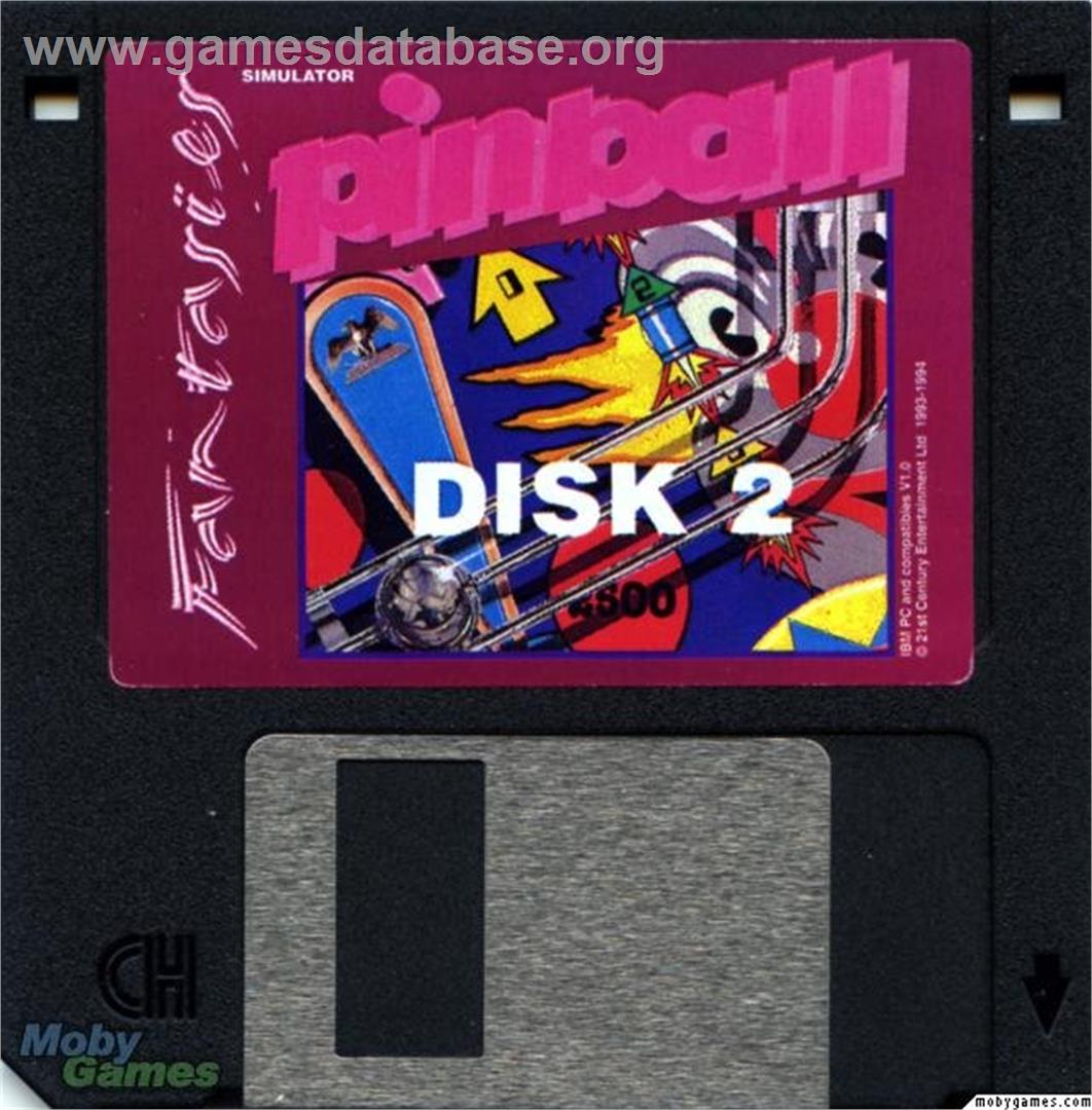 Pinball Fantasies - Microsoft DOS - Artwork - Disc