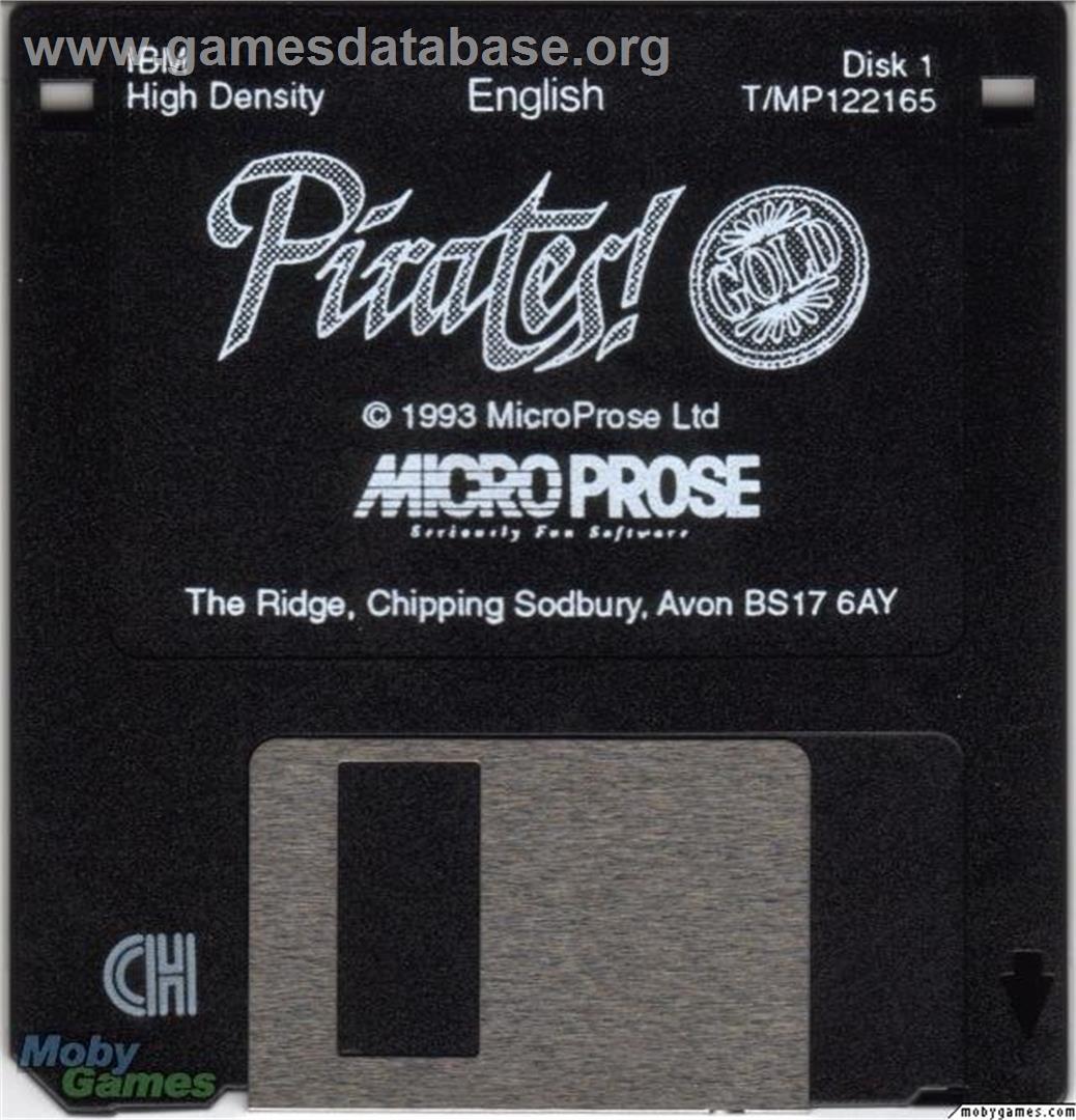 Pirates! Gold - Microsoft DOS - Artwork - Disc