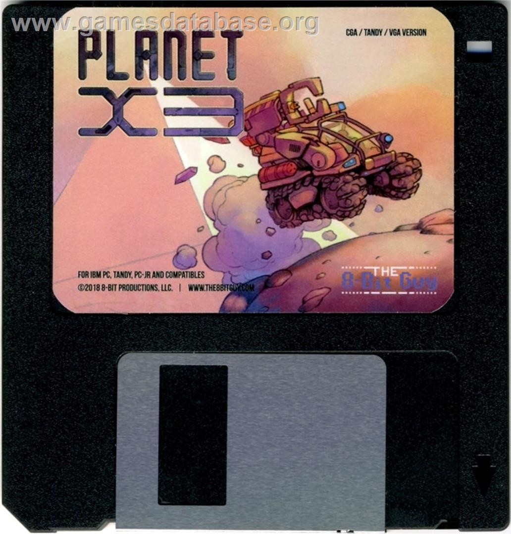 Planet X3 - Microsoft DOS - Artwork - Disc