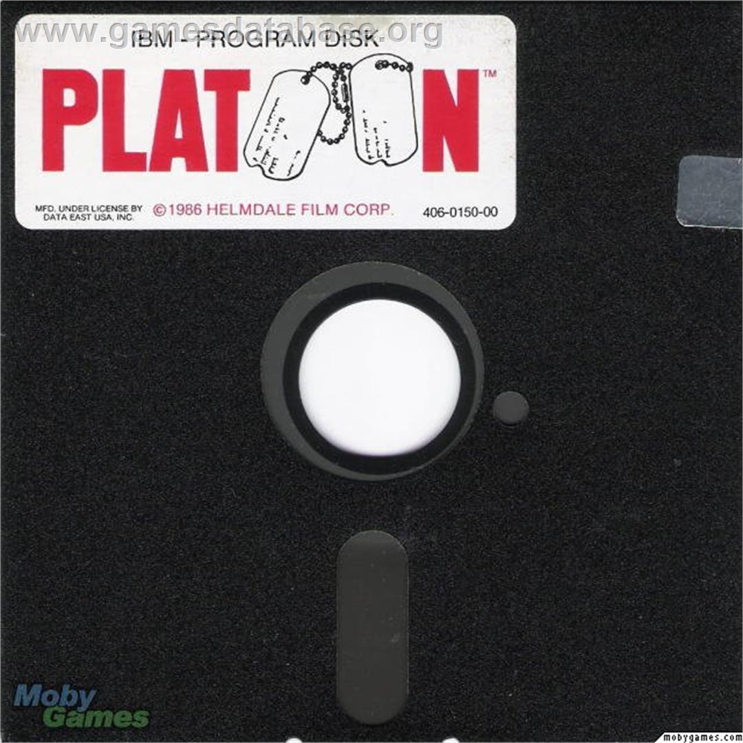 Platoon - Microsoft DOS - Artwork - Disc