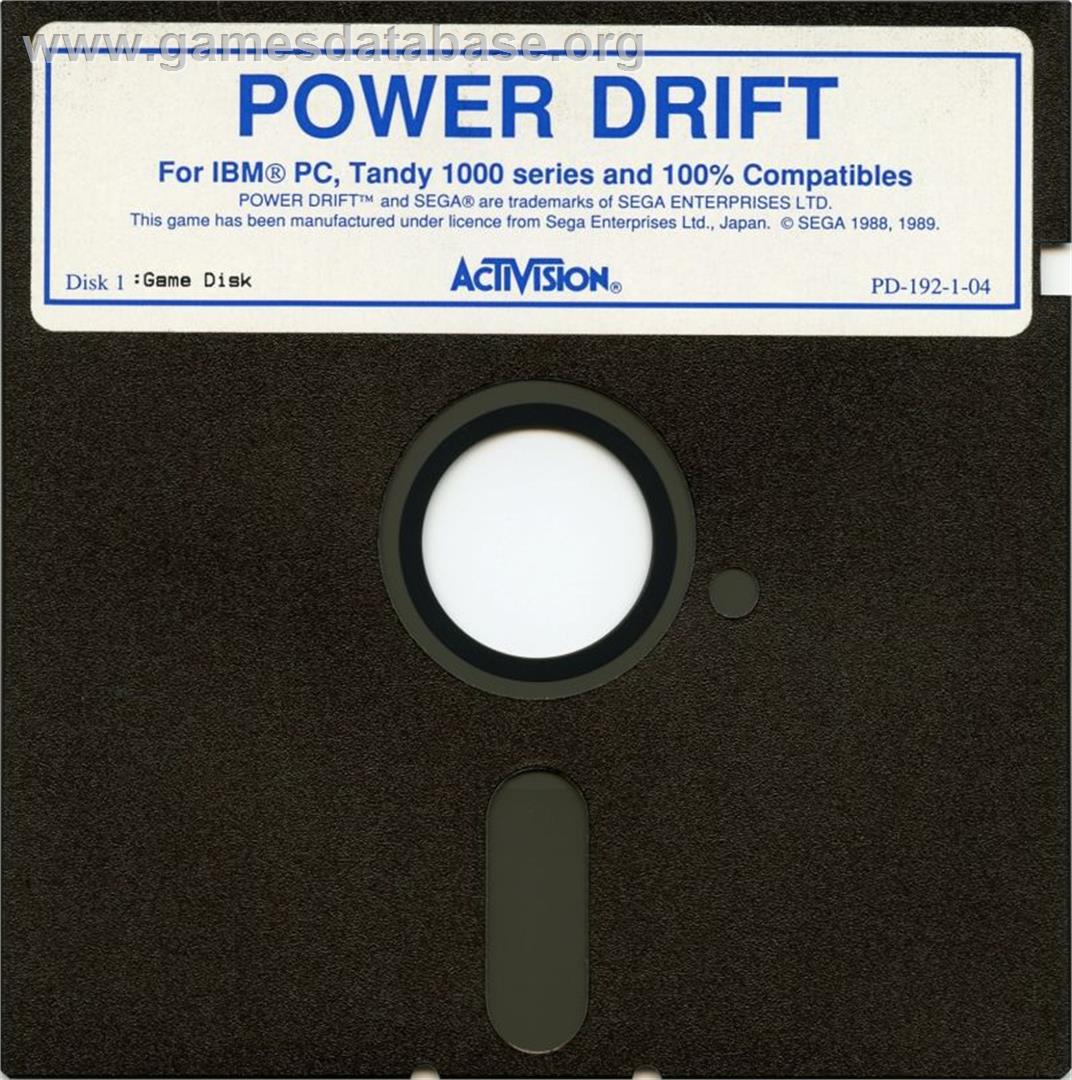 Power Drift - Microsoft DOS - Artwork - Disc