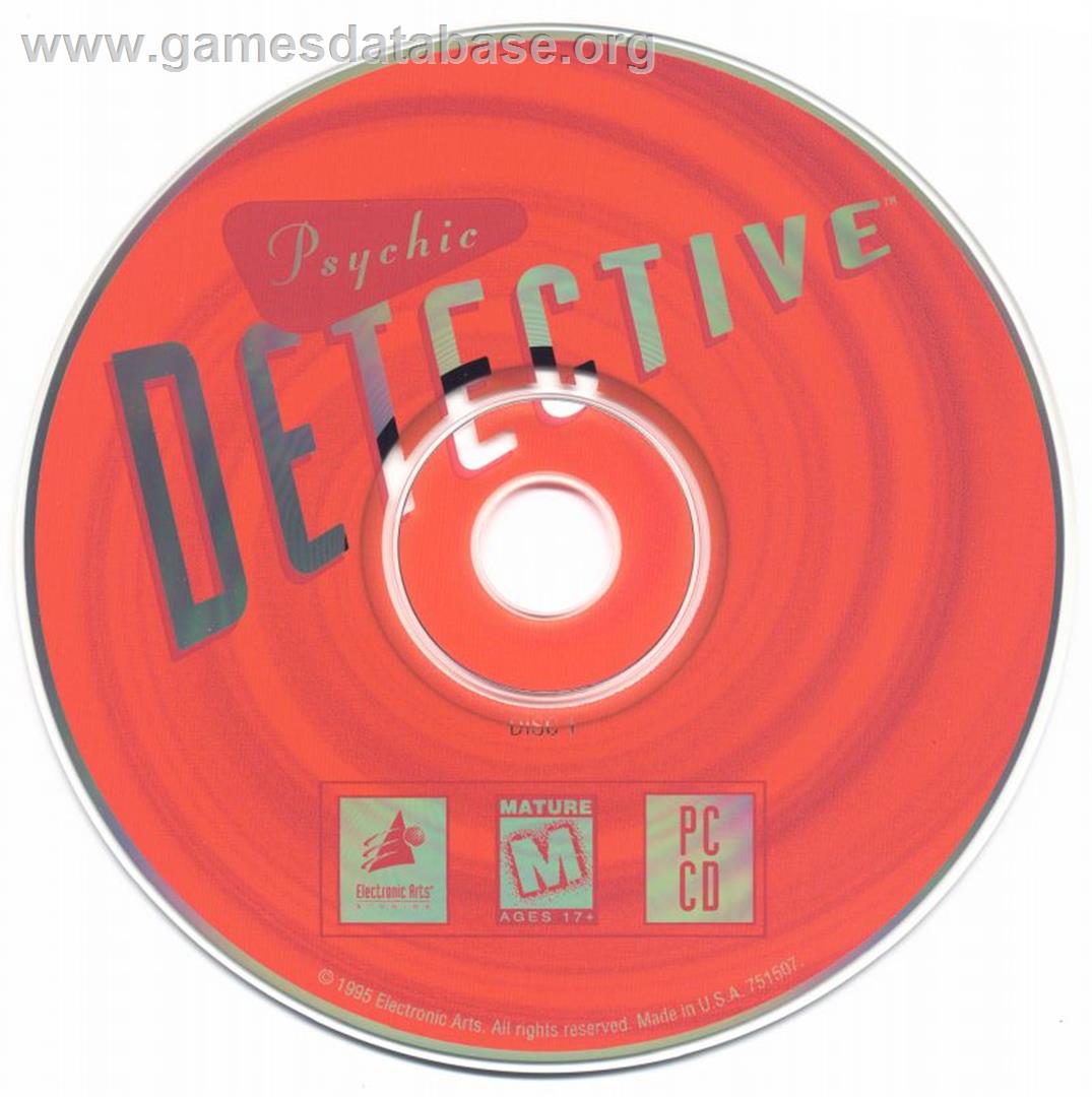 Psychic Detective - Microsoft DOS - Artwork - Disc