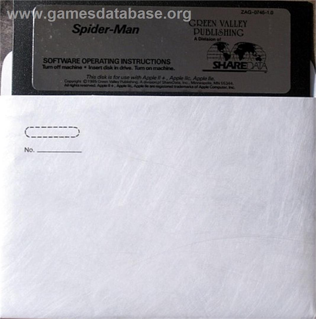 Questprobe featuring Spider-Man - Microsoft DOS - Artwork - Disc