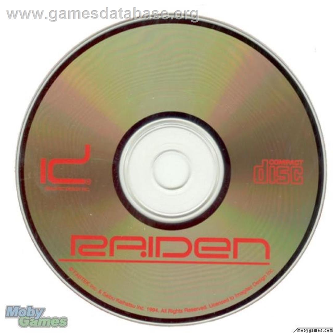 Raiden - Microsoft DOS - Artwork - Disc
