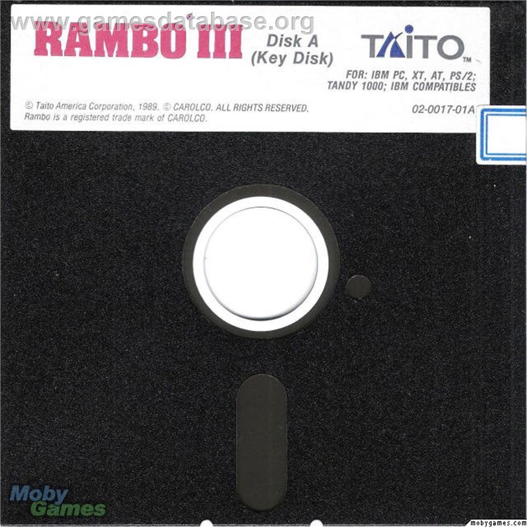 Rambo 3 - Microsoft DOS - Artwork - Disc