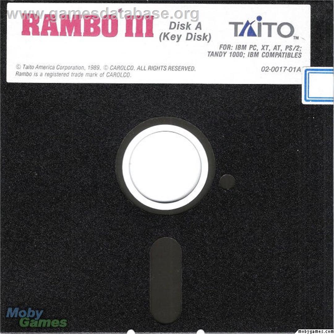 Rambo III - Microsoft DOS - Artwork - Disc