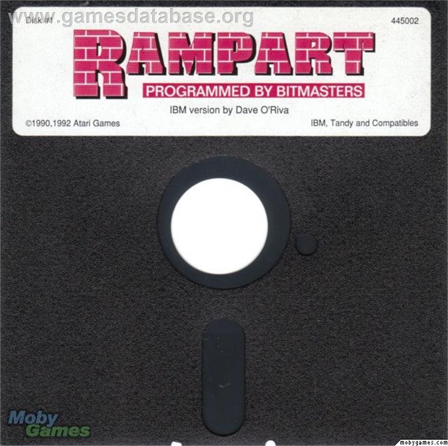 Rampart - Microsoft DOS - Artwork - Disc