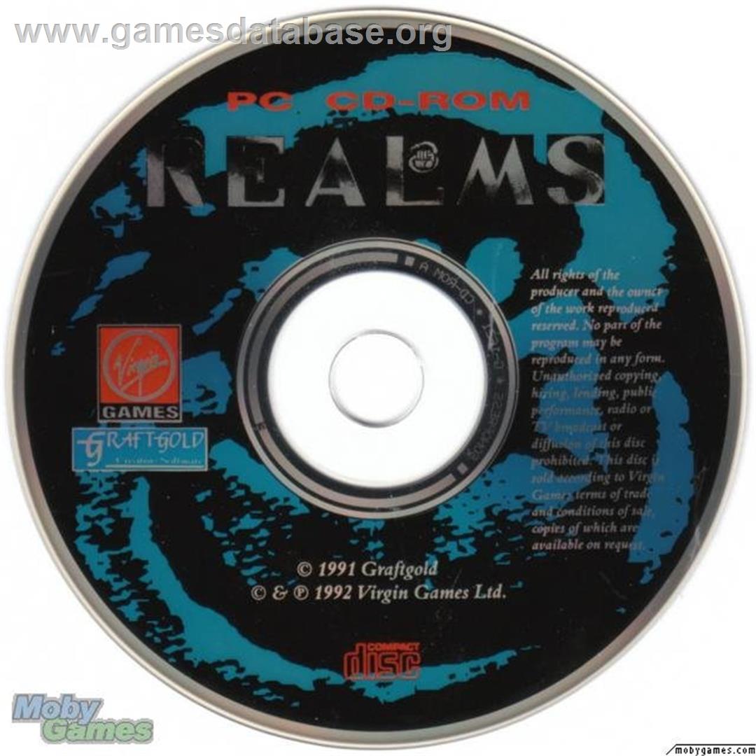 Realms - Microsoft DOS - Artwork - Disc