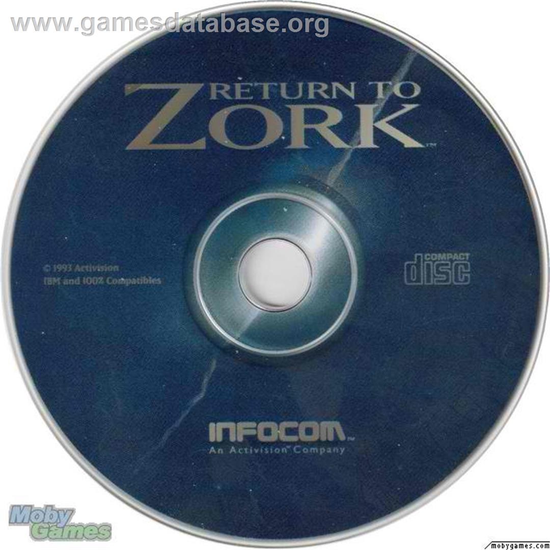 Return to Zork - Microsoft DOS - Artwork - Disc