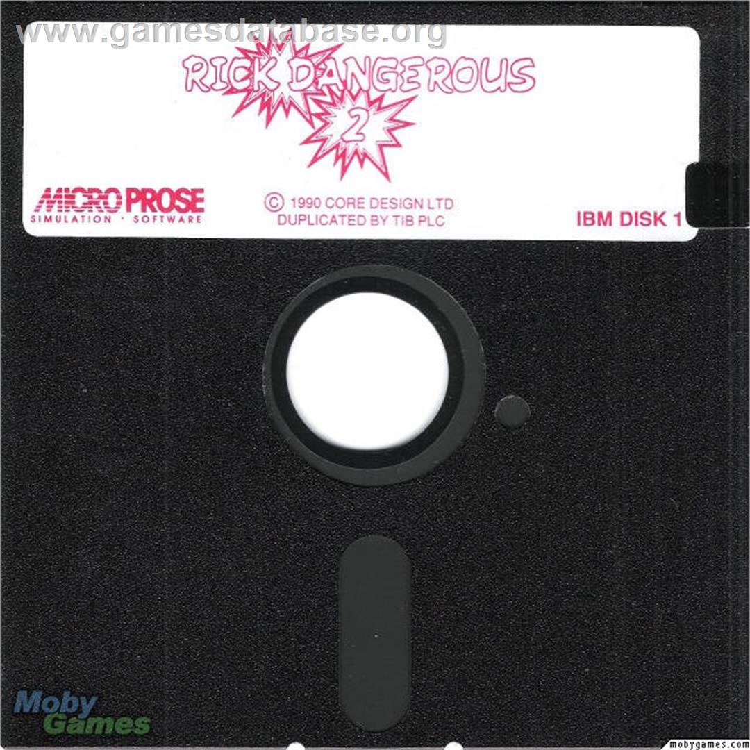Rick Dangerous 2 - Microsoft DOS - Artwork - Disc