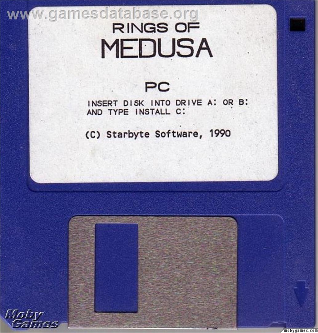 Rings of Medusa - Microsoft DOS - Artwork - Disc