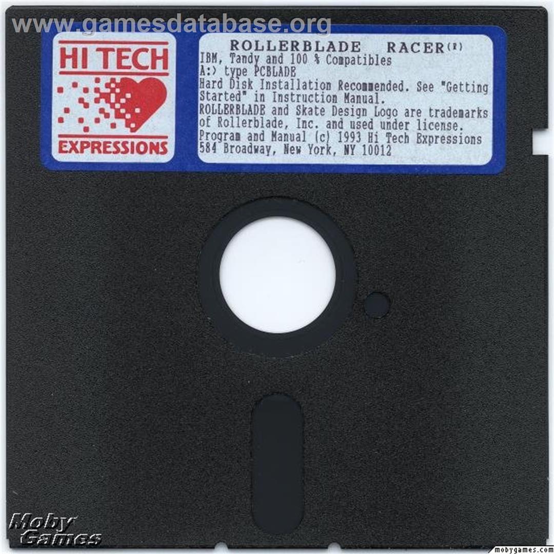 Rollerblade Racer - Microsoft DOS - Artwork - Disc