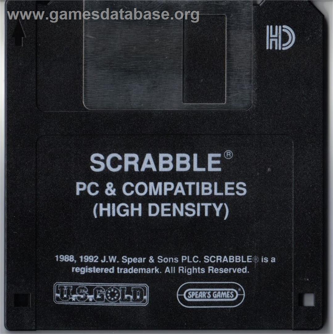 Scrabble (1992) - Microsoft DOS - Artwork - Disc
