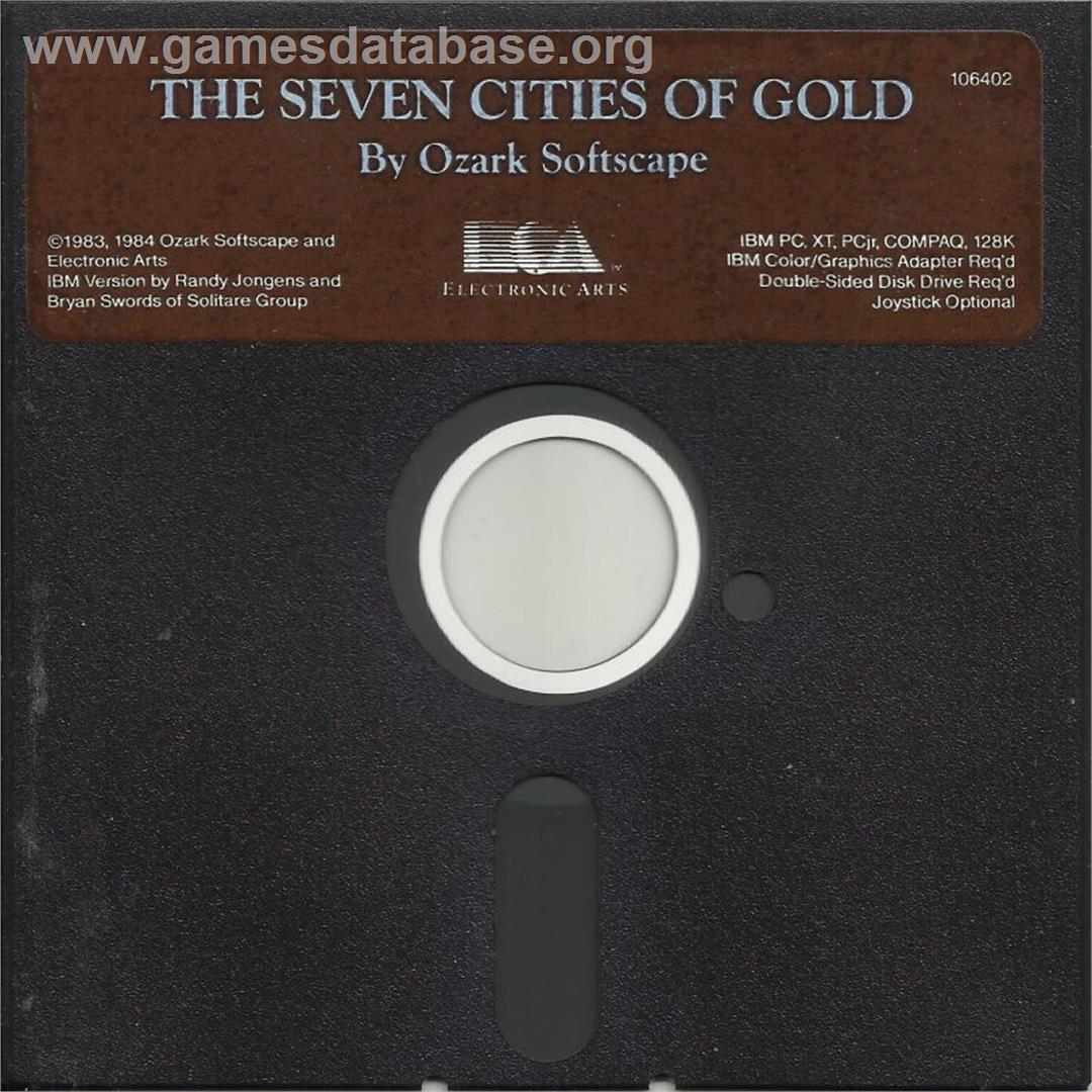 Seven Cities Of Gold, The - Microsoft DOS - Artwork - Disc