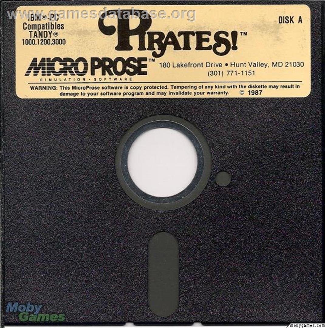 Sid Meier's Pirates! - Microsoft DOS - Artwork - Disc