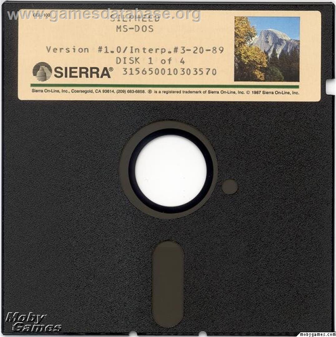 Silpheed - Microsoft DOS - Artwork - Disc