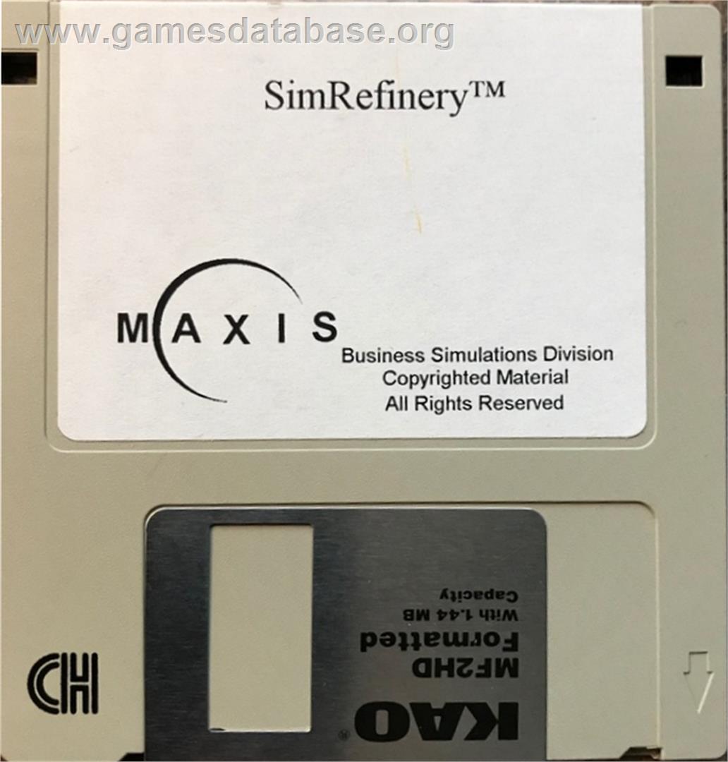 SimRefinery - Microsoft DOS - Artwork - Disc