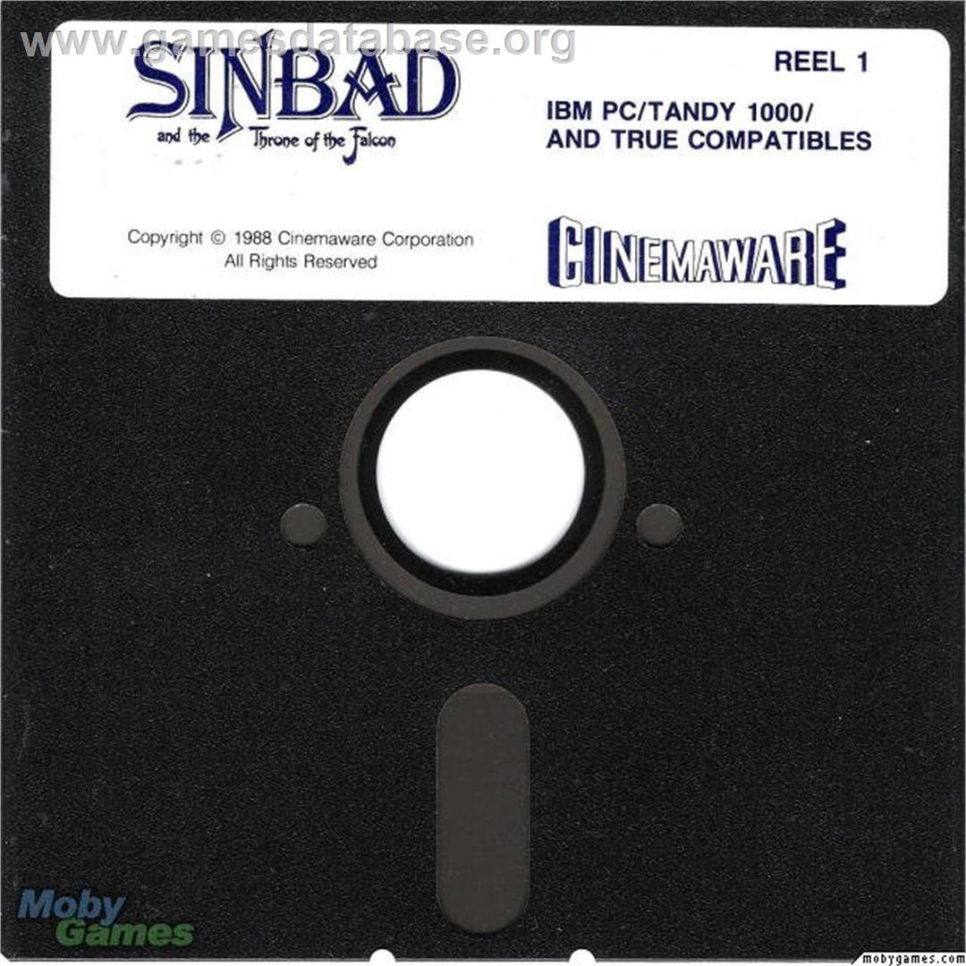 Sinbad And The Throne Of The Falcon - Microsoft DOS - Artwork - Disc