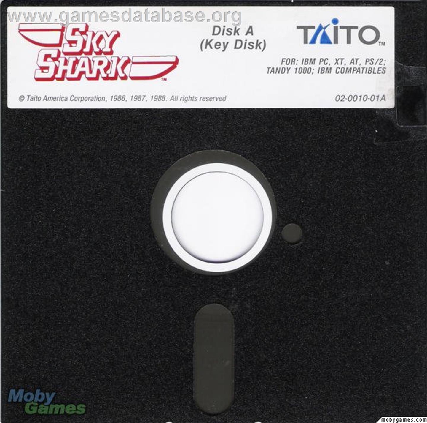 Sky Shark - Microsoft DOS - Artwork - Disc