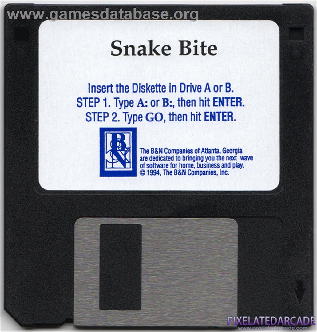 Snake Bite - Microsoft DOS - Artwork - Disc