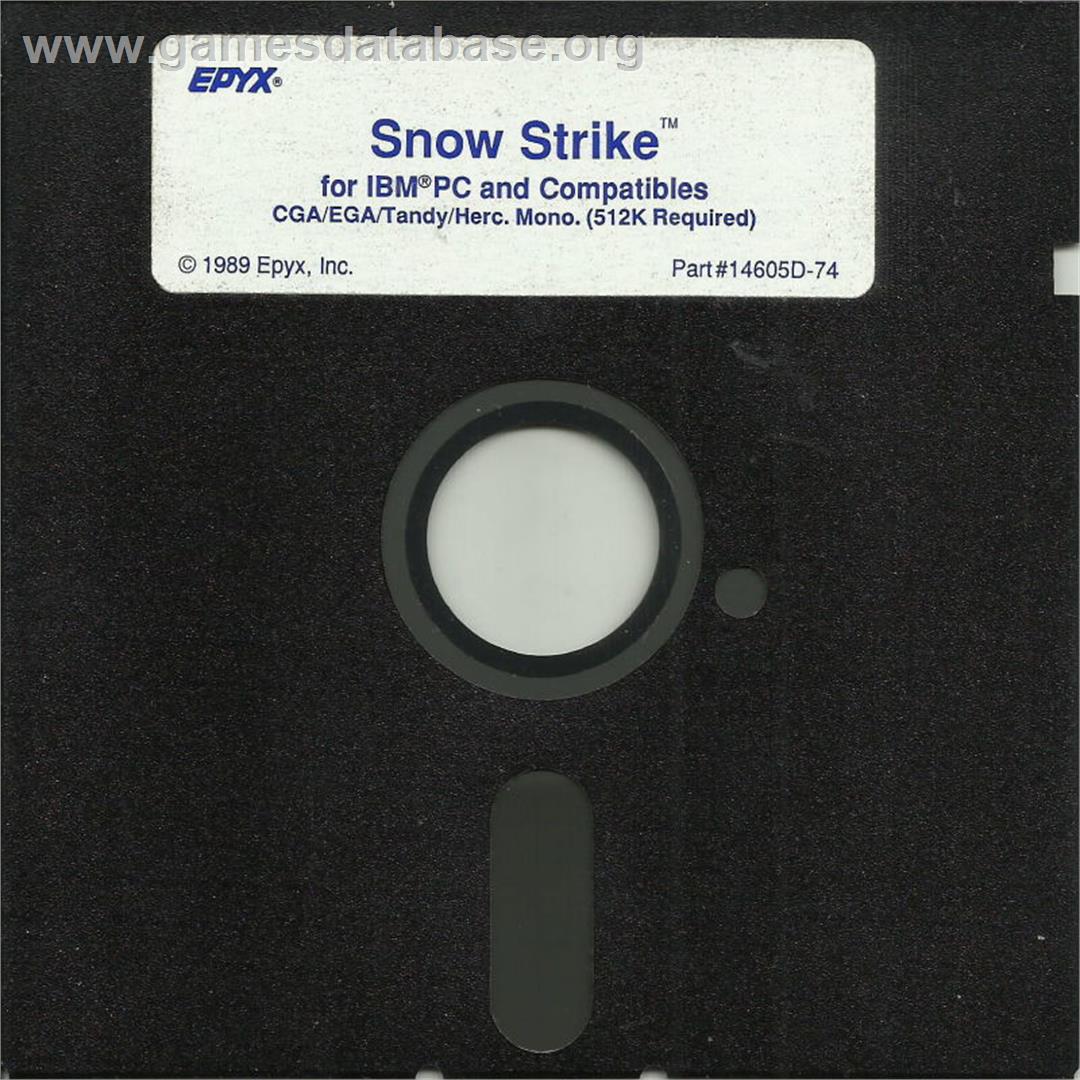 Snow Strike - Microsoft DOS - Artwork - Disc