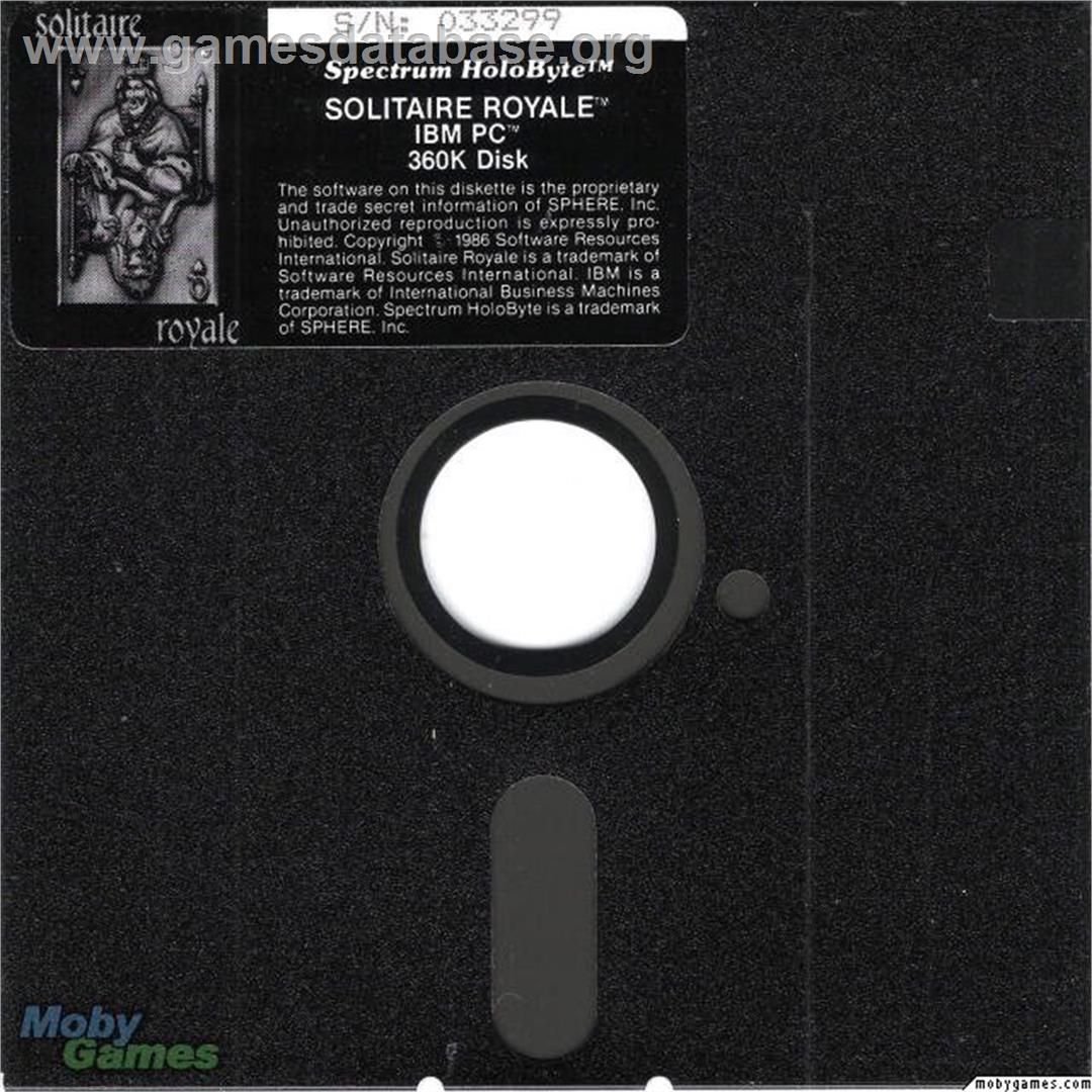Solitaire Royale - Microsoft DOS - Artwork - Disc
