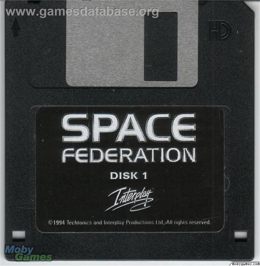 Space Federation - Microsoft DOS - Artwork - Disc
