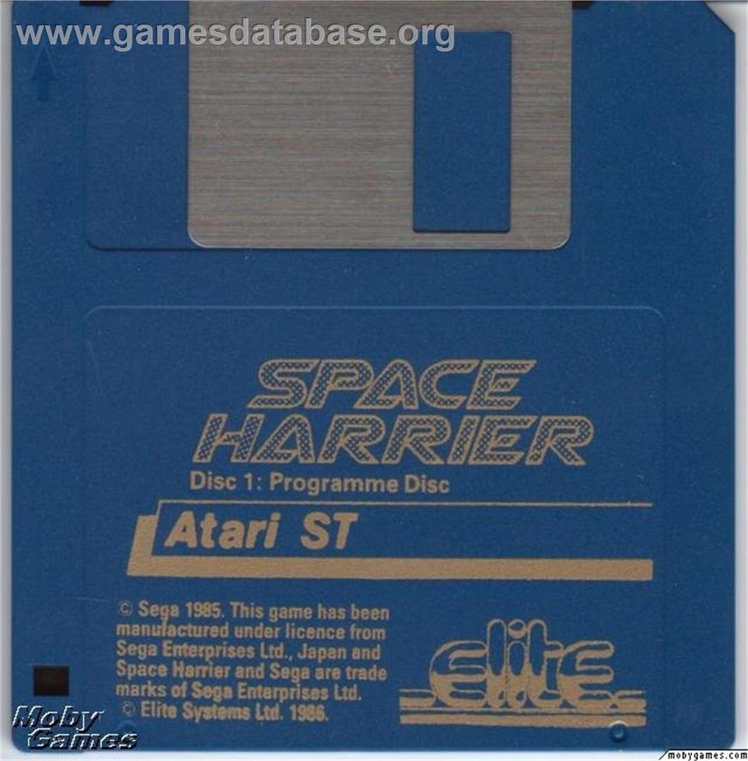 Space Harrier - Microsoft DOS - Artwork - Disc