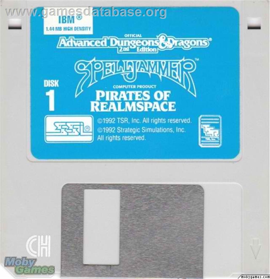 Spelljammer - Pirates of Realmspace - Microsoft DOS - Artwork - Disc
