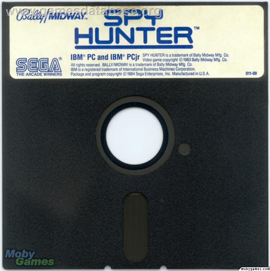 Spy Hunter - Microsoft DOS - Artwork - Disc