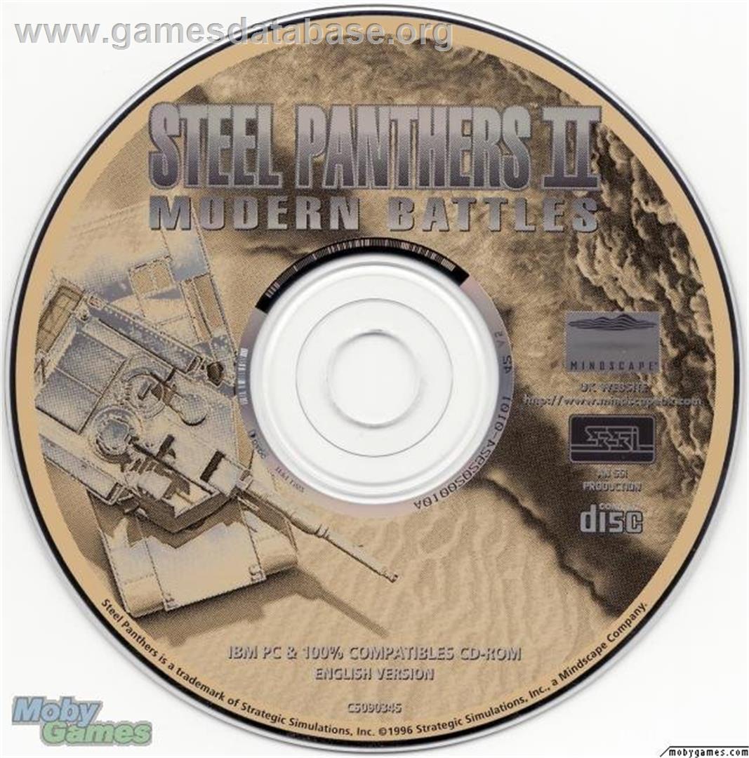 Steel Panthers 2 - Modern Battles - Microsoft DOS - Artwork - Disc