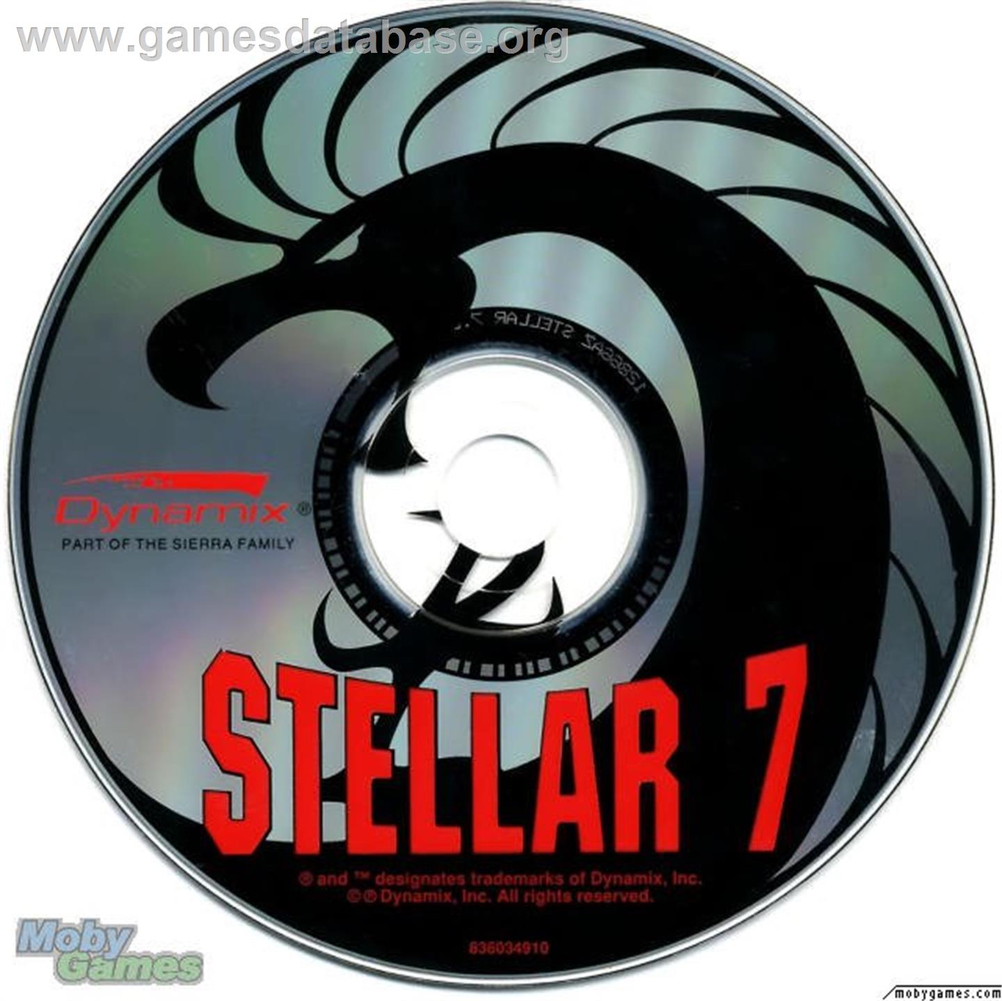 Stellar 7 - Microsoft DOS - Artwork - Disc