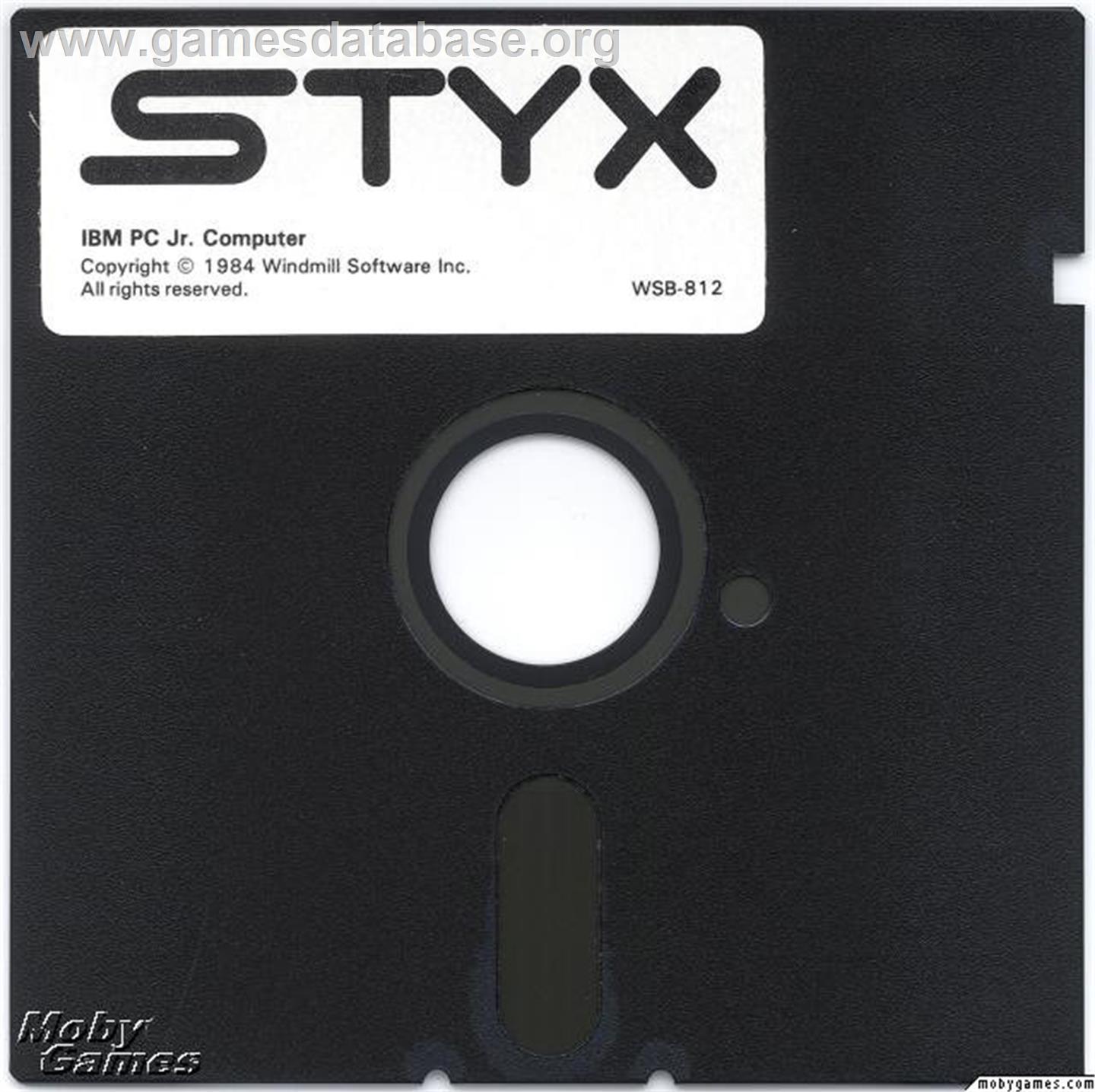 Styx - Microsoft DOS - Artwork - Disc