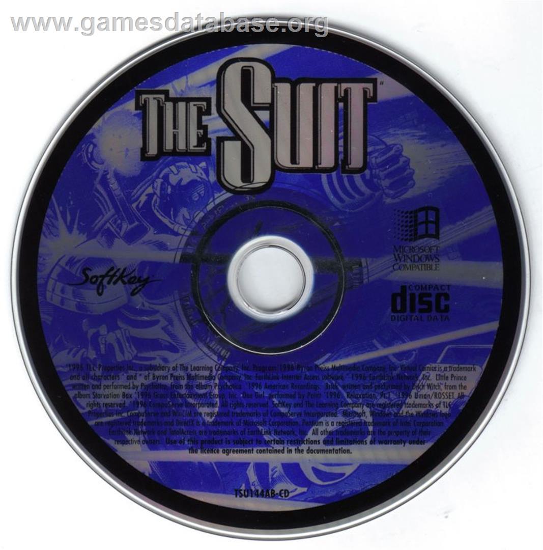 Suit, The - Microsoft DOS - Artwork - Disc